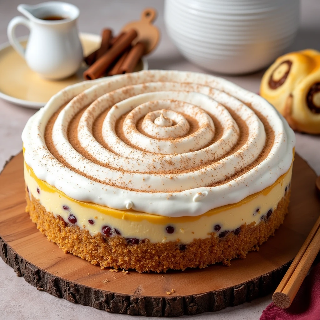 cinnamon roll cheesecake recipe